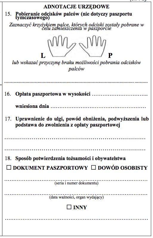 wniosek paszportowy część 4